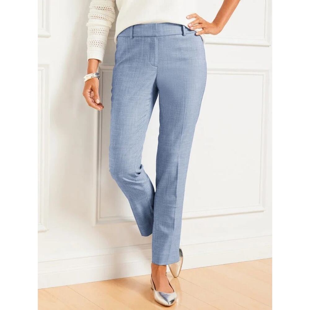 Talbots Women's Hamshire Ankle Pants/Trousers, SIze 10P, In Light Blue. Classic